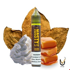 سالت نستی تنباکو کارامل خامه NASTY LIQ CREAMY TOBACCO 30ML