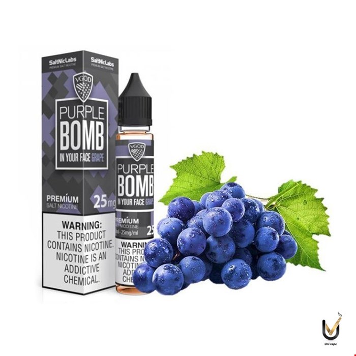 سالت ویگاد بمب انگور | Vgod Purple Bomb
