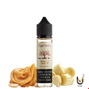 جویس رایپ ویپز موز کره بادام زمینی | RIPE VAPES MONKEY SNACK