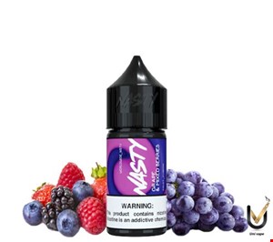 سالت نستی بلوبری تمشک یخ Nasty Liq Blueberry Raspberry Strawberry 30ml